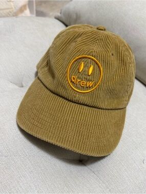 drew house corduroy smile cap - ochre never worn.
